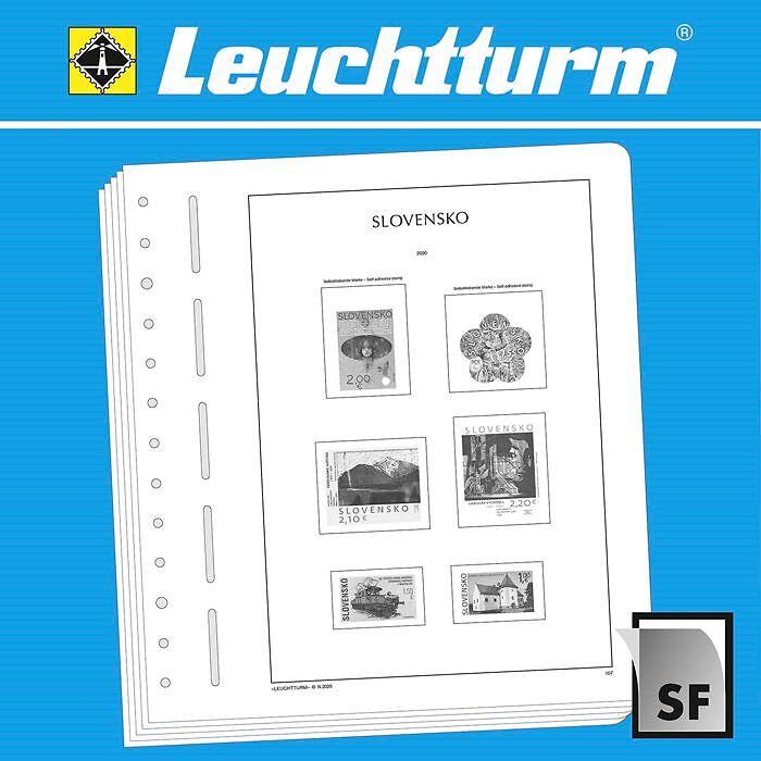 Leuchtturm feuilles complémentaires SF Slovaquie 2020