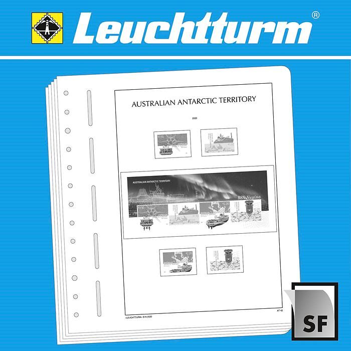 LEUCHTTURM feuilles complémentaires SF Territoire antarctique australien 2020