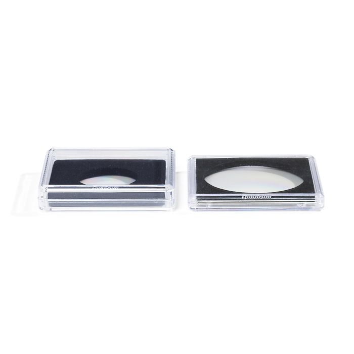 Capsules Quadrum High pour pièces de monnaie, vide. Paquet de 50 pièces.