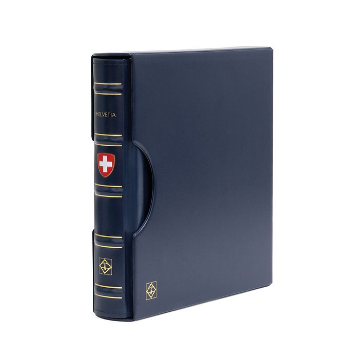 Leuchtturm Album préimprimé Perfect DP, design classique SWITZERLAND 2020-2023, bleu
