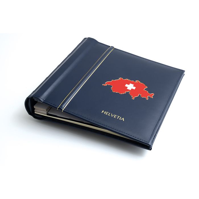 Leuchtturm Album préimprimé Perfect DP, design classique SWITZERLAND 2020-2023, bleu