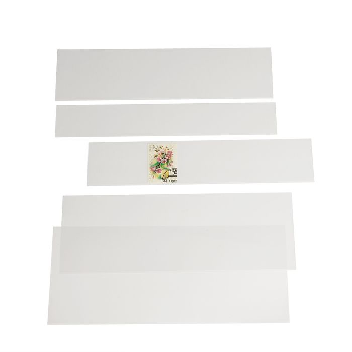 hawid Assortiment 100 Bandes,  217 x 26-86 mm, fond transparent