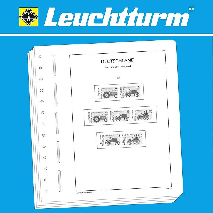 Leuchtturm supplement RFA combinaisons de timbres 2021