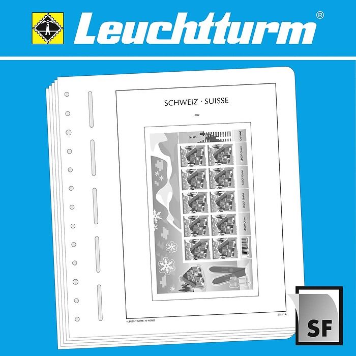 Leuchtturm feuilles complémentaires SF Suisse minifeuille 2021