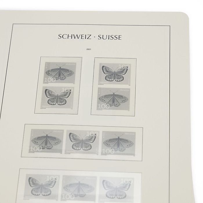 Leuchtturm feuilles complémentaires SF Suisse combinaisons de timbres 2021