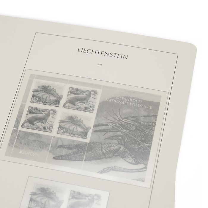 Leuchtturm feuilles complémentaires SF Liechtenstein 2021
