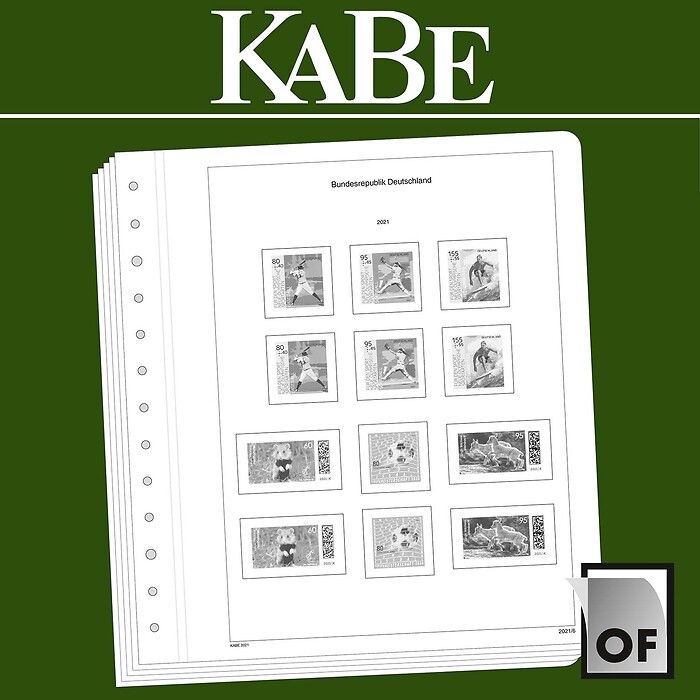 KABE feuilles complémentairesOF République Fédérale d'Allemagne BI-Collect 2021