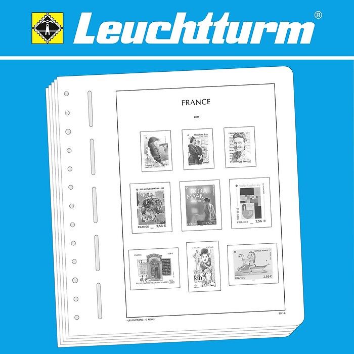 Leuchtturm feuilles complémentaires France 2021