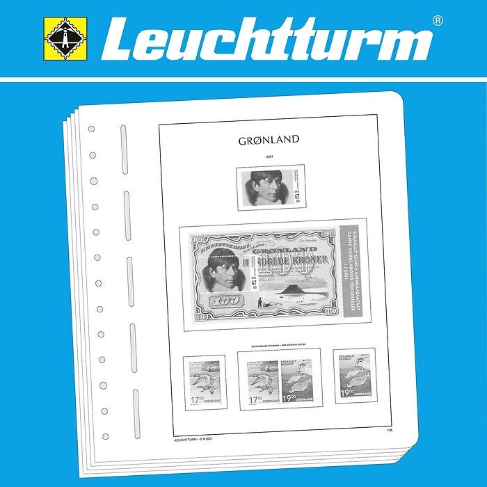 Leuchtturm feuilles complémentaires Groenland 2021