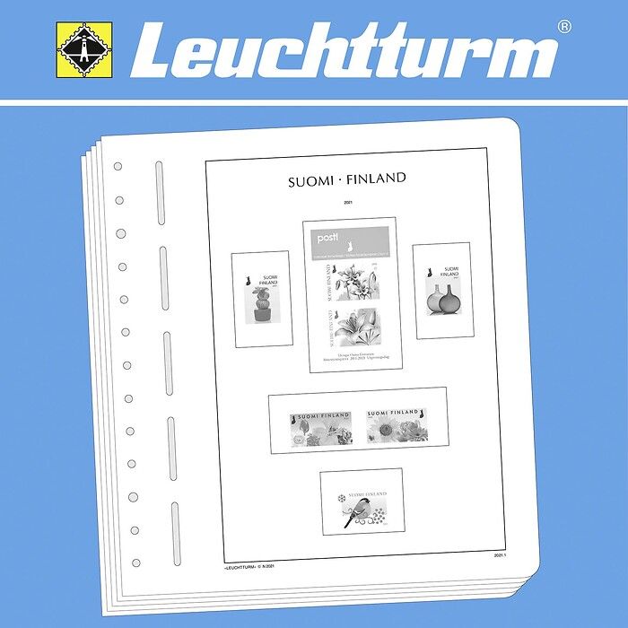 Leuchtturm feuilles complémentaires Finlande 2021