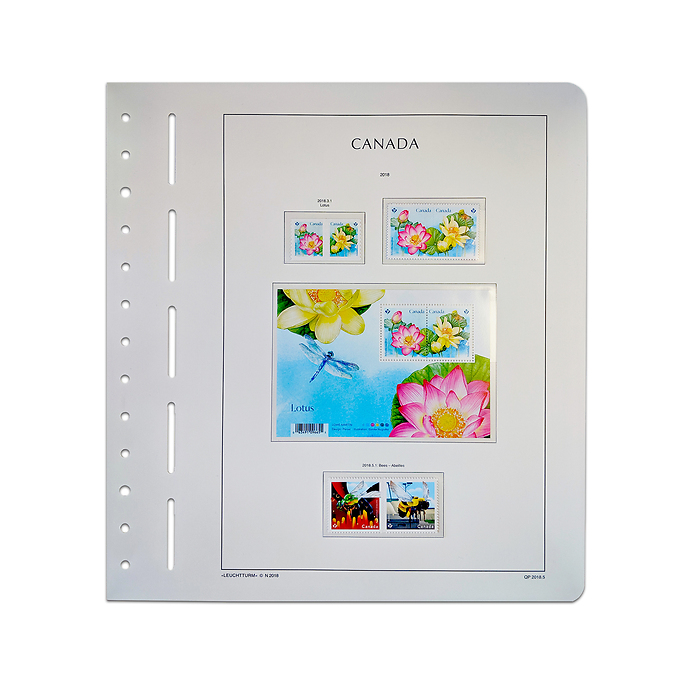 Leuchtturm feuilles complémentaires SF Canada Quarterly Packs 2021