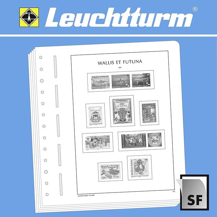 LEUCHTTURM feuilles complémentaires SF Wallis & Futuna 2021