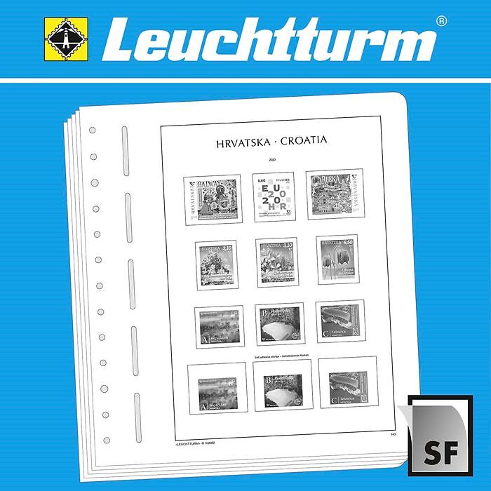 Leuchtturm feuilles complémentaires SF Croatie 2021
