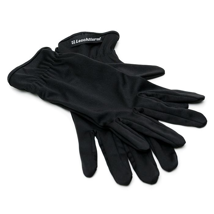 Gants en microfibre, taille S, 1 paire, noirs