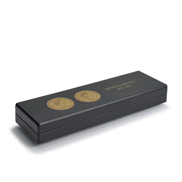 Ecrin Volterra „Queen Elizabeth II“ pour 5 Sovereigns en capsules
