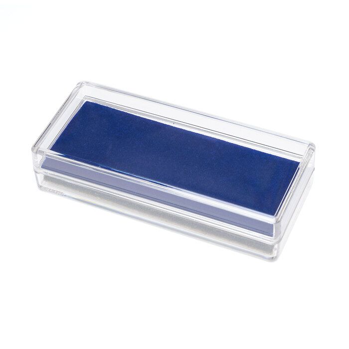 Capsules pour médailles S, 98  x 44 x 22 mm mm, en bleu, paquet de 5