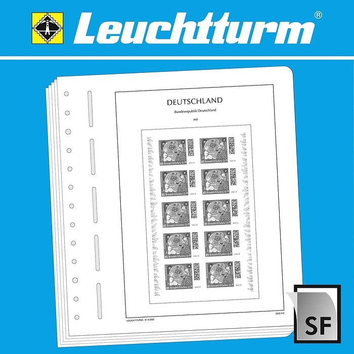 Leuchtturm feuil. compl. SF RFA  carnet de timbres 2022