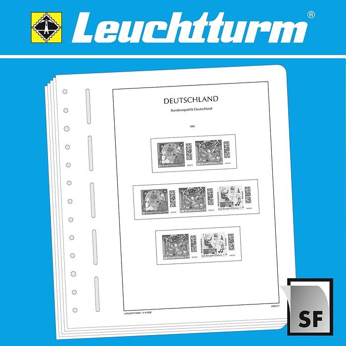 LEUCHTTURM Supplement RFA combinaisons de timbres 2022
