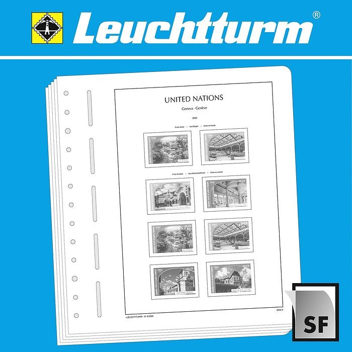 Leuchtturm feuilles complémentaires SF ONU Genève 2022