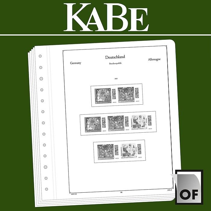 KABE OF supplement RFA combinaisons de timbres 2022