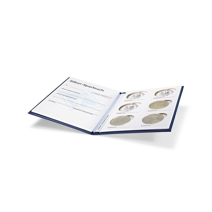 Presso Album d’Epargne argent  pour 8 x 20€ commémoratives Allemagne, en bleu