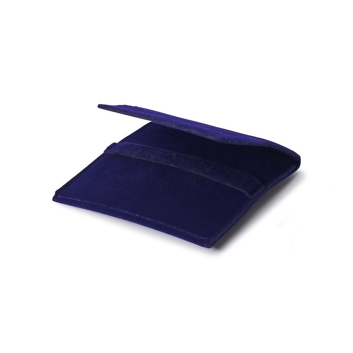 Pochette Premium pour une pièce de monnaie jusqu'à 50 mm (avec ou sans capsule), bleu