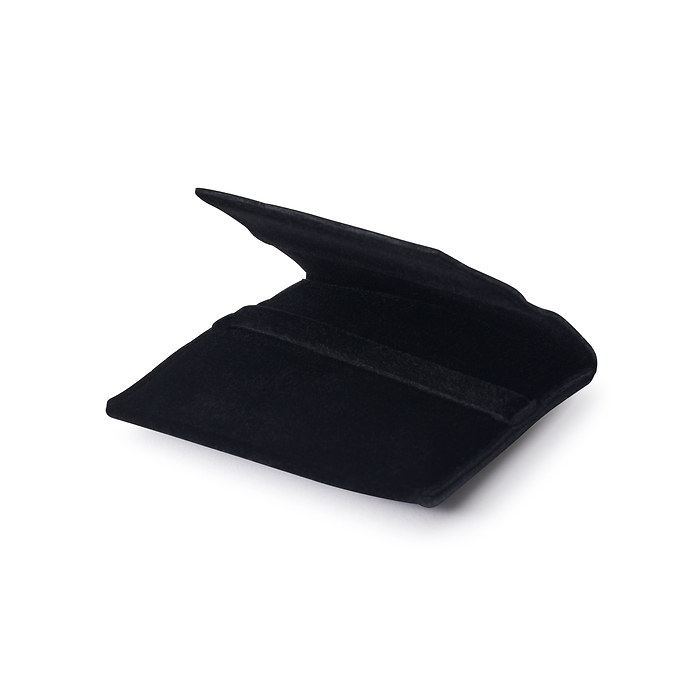 Pochette Premium pour une pièce de monnaie jusqu'à 50 mm (avec ou sans capsule), noir
