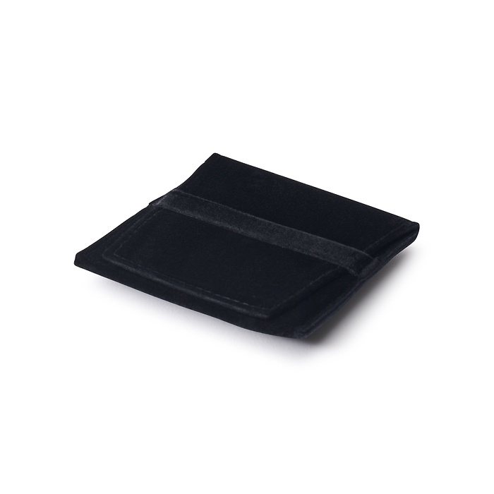 Pochette Premium pour une pièce de monnaie jusqu'à 50 mm (avec ou sans capsule), noir