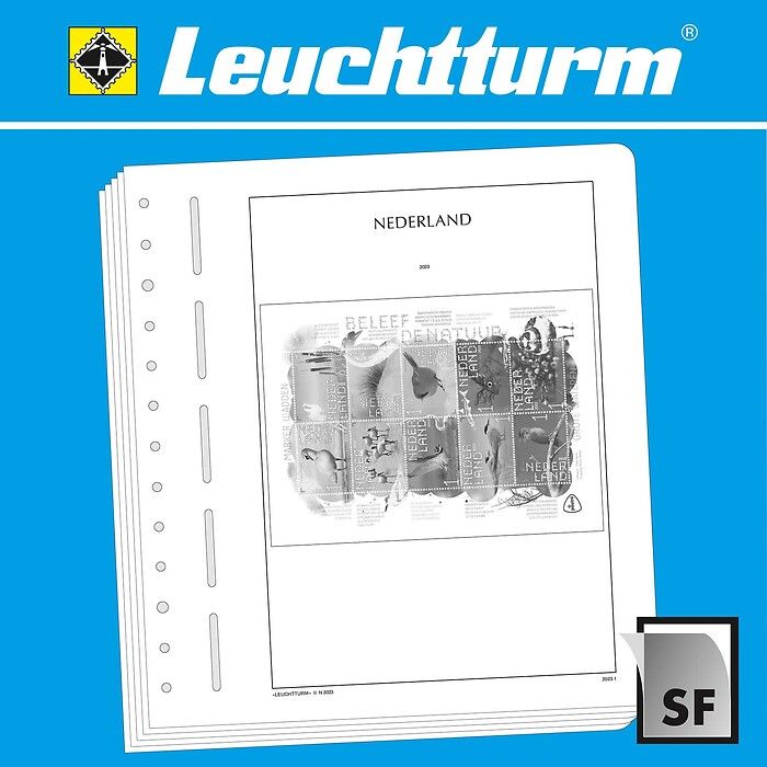 Leuchtturm feuilles complémentaires SF Pays-Bas 2023