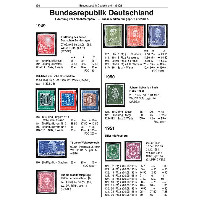 Catalogue de timbres DNK Allemagne depuis 1849, émission 2025
