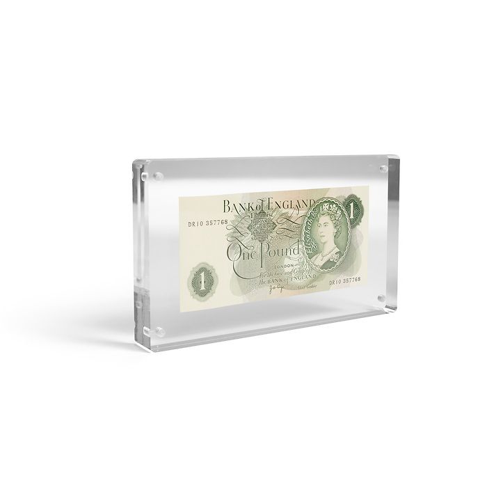 Expressio 170 - Cadre acrylique pour un billet de banque jusqu'à 170 x 85 mm