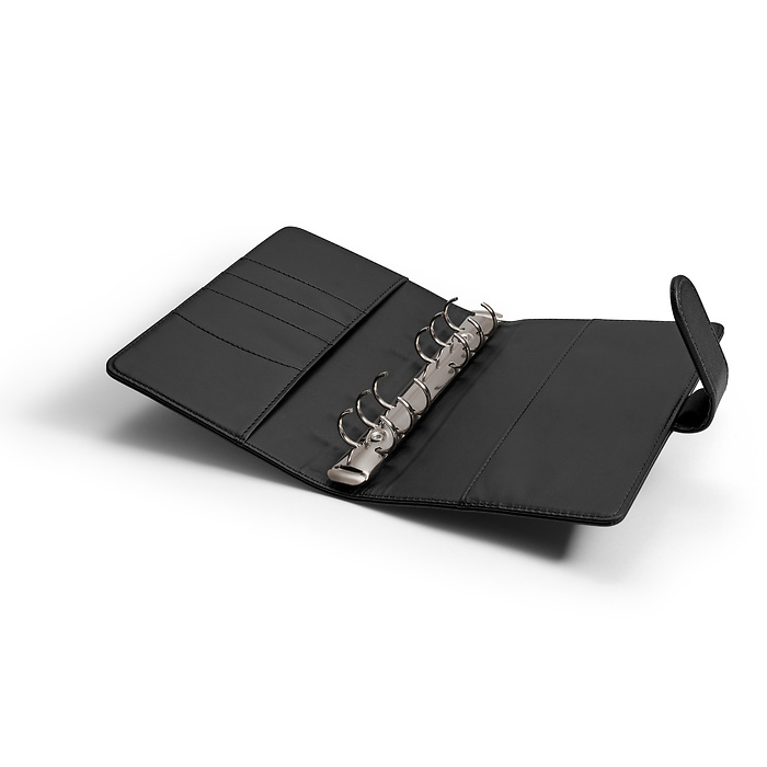 Tokyo Black - Travel Money reliure à anneaux avec 5 pochettes