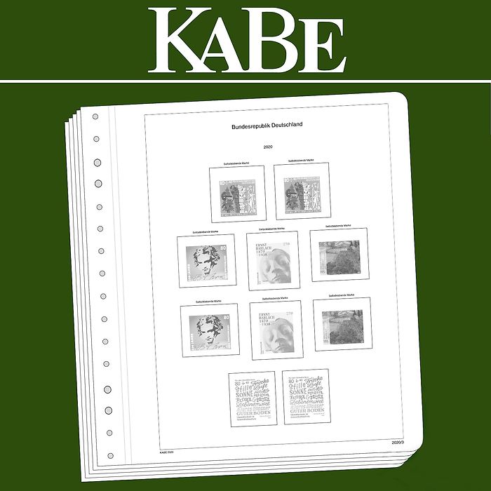 KABE feuilles complémentairesOF République Fédérale d'Allemagne BI-Collect 2024