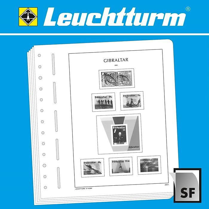 Leuchtturm SF Feuilles préimprimées Gibraltar