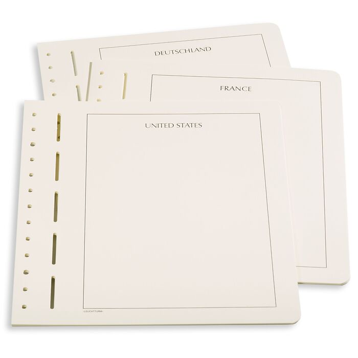 Leuchtturm Feuilles neutres avec dénomination du pays