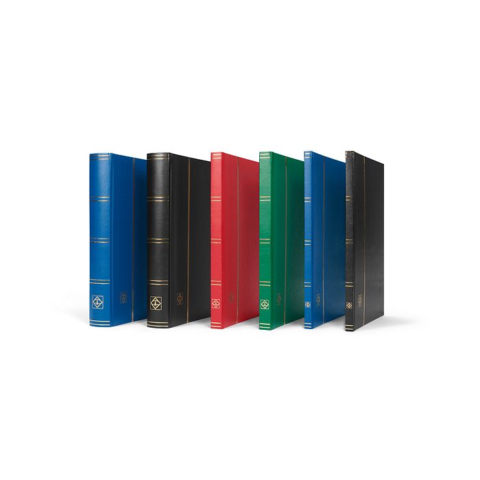 Classeurs pour timbres Basic,couverture non ouatinée, pages  blanches