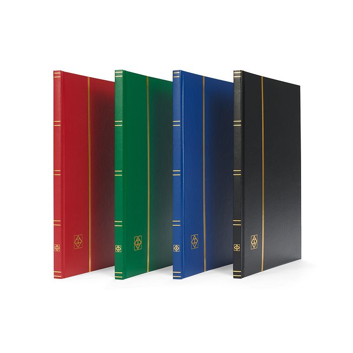 Classeurs pour timbres Basic,couverture non ouatinée, pages  blanches
