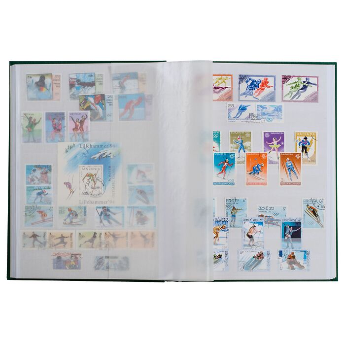 Classeurs pour timbres Basic,couverture non ouatinée