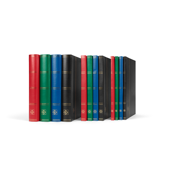 Classeurs pour timbres BasicCouverture non ouatinée pages(noires)
