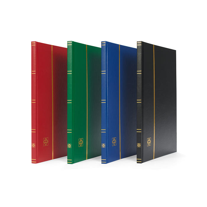 Classeurs pour timbres BasicCouverture non ouatinée pages(noires)