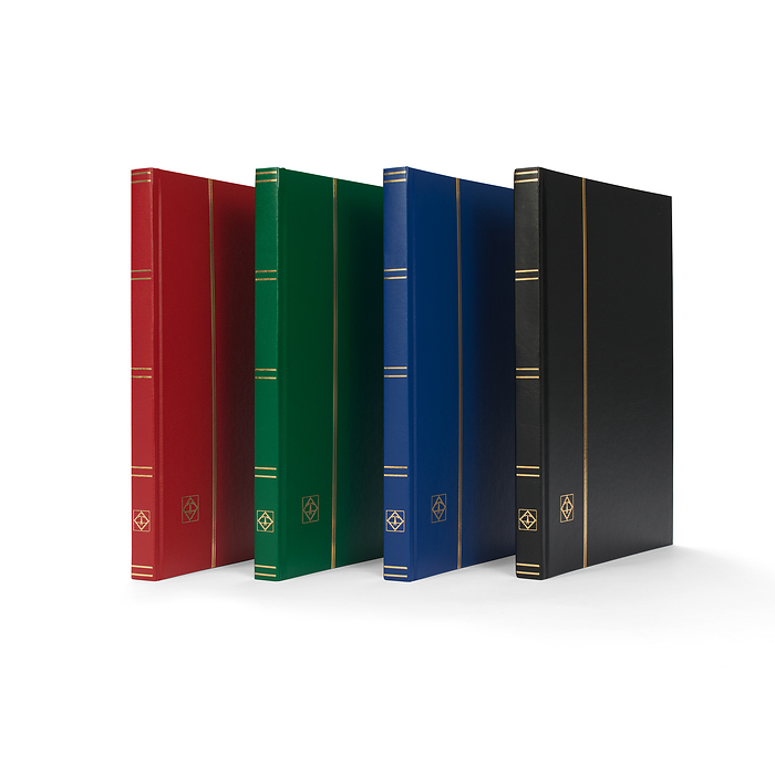 Classeurs pour timbres BasicCouverture non ouatinée pages(noires)