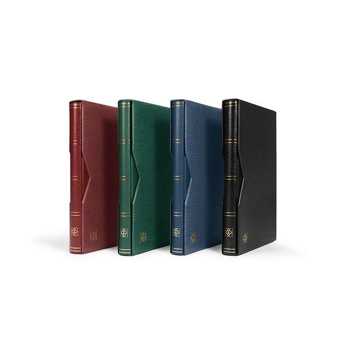 Couverture en cuir avec feuilles noires