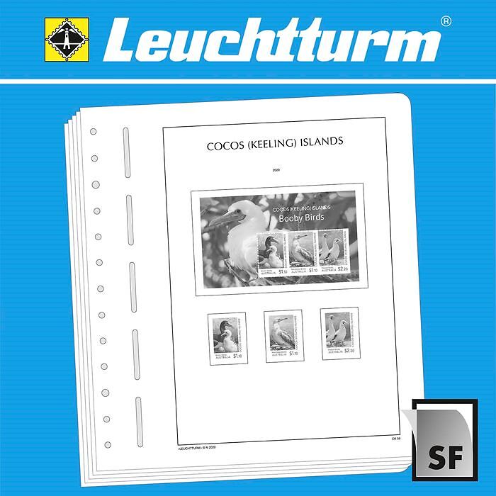 LEUCHTTURM SF Feuilles préimpimées Iles Cocos