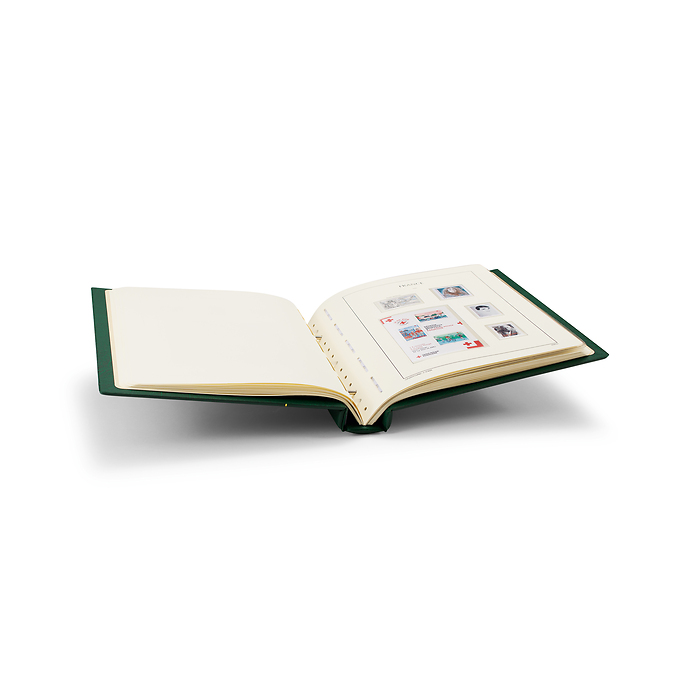 Leuchtturm Album France avec étui vert