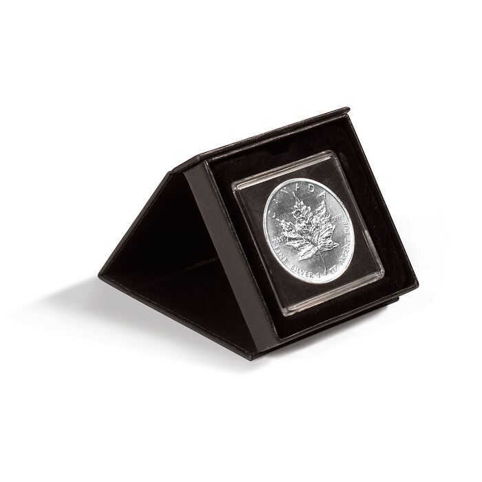 Ecrin Airbox avec fonction de  présentation pour capsules Quadrum, noir