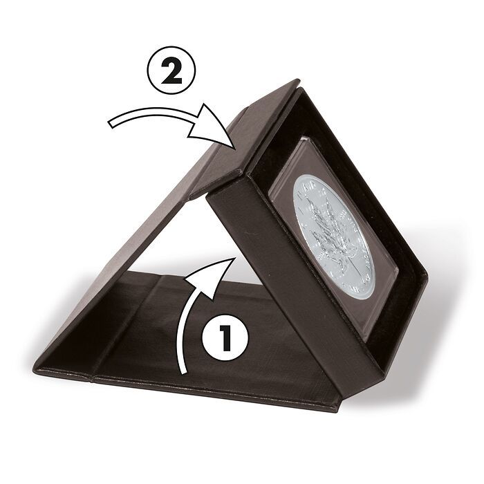 Ecrin Airbox avec fonction de  présentation pour capsules Quadrum, noir