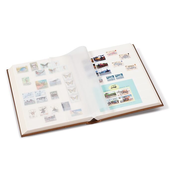 Classeur à bandes Comfort, Din A4, 64 pages couleur chamois,édition métallique