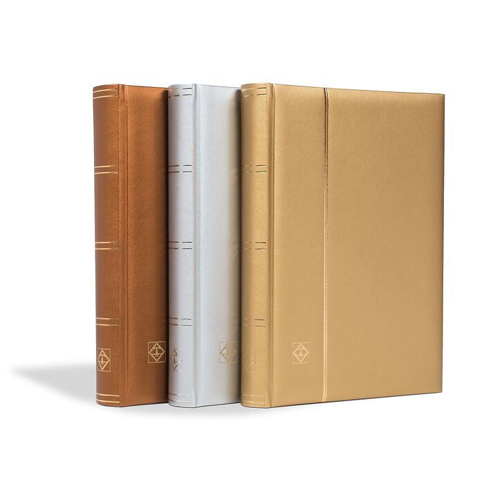 Classeurs à bandes Comfort, ouatinée, édition métallique