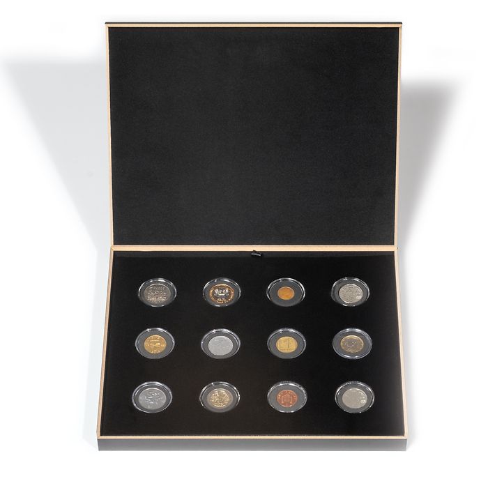 Écrin Numismatique Luxor pour  capsules rondes