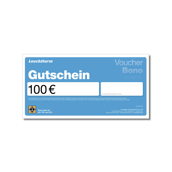 bon cadeau Leuchtturm 100 Euro